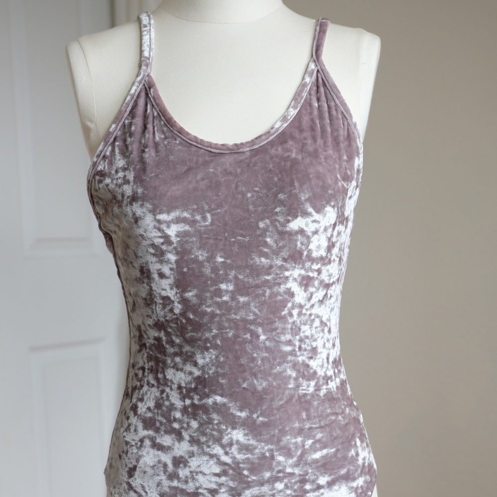 Paradise Chick Velvet Bodysuit Pole Fit